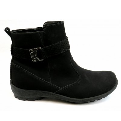 Waldläufer Denver/Jackal schwar Stiefelette in schwarz