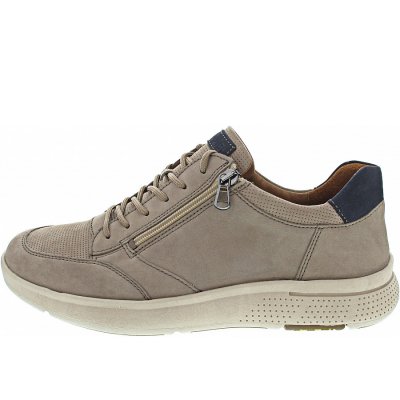 Waldläufer Heiko sportlicher Schnürer in beige marine Waldläufer Heiko sportlicher Schnürer in beige marine