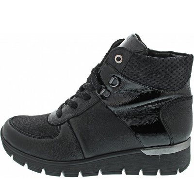 Waldläufer K-Ramona Schnürstiefelette in schwarz Waldläufer K-Ramona Schnürstiefelette in schwarz
