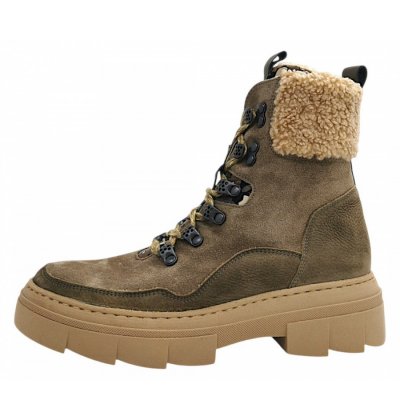 Waldläufer H-Saiga Schnürstiefel in schlamm/motta/taupe 344 Waldläufer H-Saiga Schnürstiefel in schlamm/motta/taupe 344