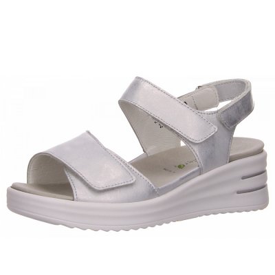 Waldläufer h-dina Sandalette in silber, platin