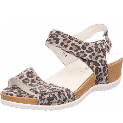 Waldläufer hilda Sandalette in grau kombi Waldläufer hilda Sandalette in grau kombi