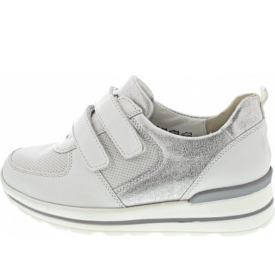Waldläufer M-Sarah Klettschuh in weiss silber Waldläufer M-Sarah Klettschuh in weiss silber