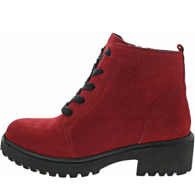 Waldläufer H-Luise Schnürstiefel in rubin