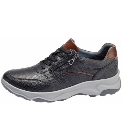 Waldläufer H- MAX 18 Schnürer in schwarz cognac Waldläufer H- MAX 18 Schnürer in schwarz cognac