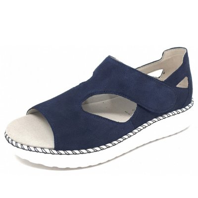 Waldläufer Vera Sandale in deepblue Waldläufer Vera Sandale in deepblue