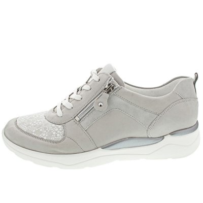 Waldläufer H-Gabriele sportlicher Schnürer in cement lightgrey Waldläufer H-Gabriele sportlicher Schnürer in cement lightgrey