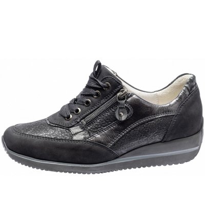 Waldläufer Himona 3.0 Halbschuh in schwarz snake Waldläufer Himona 3.0 Halbschuh in schwarz snake