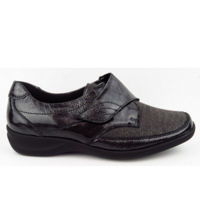 Waldläufer Milu TAIPEI NALA-STRETCH Klettschuh in CARBON Waldläufer Milu TAIPEI NALA-STRETCH Klettschuh in CARBON