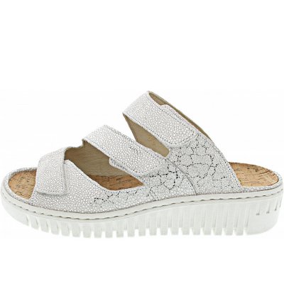 Waldläufer H-Willow Pantolette in Dots weiss Waldläufer H-Willow Pantolette in Dots weiss