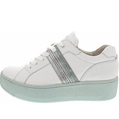 Waldläufer H-Nicky Sneaker in snow multi minze Waldläufer H-Nicky Sneaker in snow multi minze