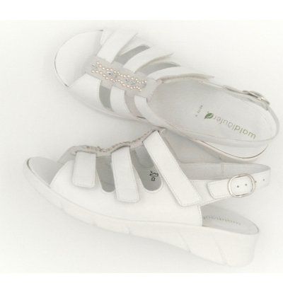 Waldläufer K-Kira weiss K Sling Sandalette in WEISS CEMENT Waldläufer K-Kira weiss K Sling Sandalette in WEISS CEMENT