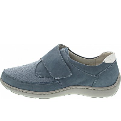 Waldläufer Henni Klettschuh in denim denim silber Waldläufer Henni Klettschuh in denim denim silber