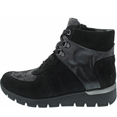 Waldläufer K-Ramona Schnürstiefelette in schwarz Waldläufer K-Ramona Schnürstiefelette in schwarz