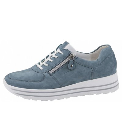 Waldläufer H-Lana Halbschuh in denim weiß Waldläufer H-Lana Halbschuh in denim weiß