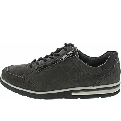 Waldläufer Klemens sportlicher Schnürer in carbon schwarz Waldläufer Klemens sportlicher Schnürer in carbon schwarz