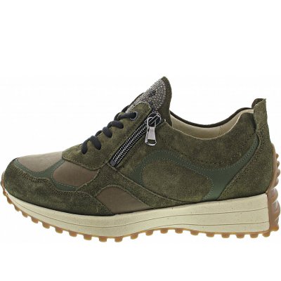 Waldläufer H-Pinky sportlicher Schnürer in khaki military Waldläufer H-Pinky sportlicher Schnürer in khaki military