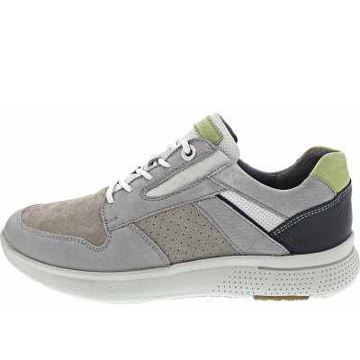 Waldläufer Heiko sportlicher Schnürer in stein grey weiss Waldläufer Heiko sportlicher Schnürer in stein grey weiss