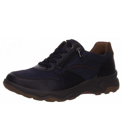 Waldläufer Schnürschuhe in blau kombi. Waldläufer Schnürschuhe in blau kombi.