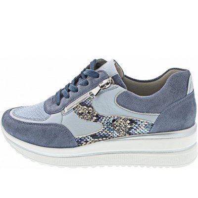 Waldläufer K-Luana sportlicher Schnürer in jeans sky blau Waldläufer K-Luana sportlicher Schnürer in jeans sky blau