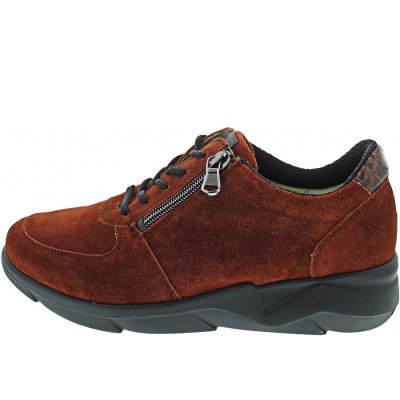 Waldläufer Funky sportlicher Schnürer in rum cognac Waldläufer Funky sportlicher Schnürer in rum cognac